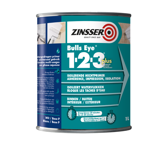 Zinsser Bulls Eye 1-2-3 Plus 1 liter