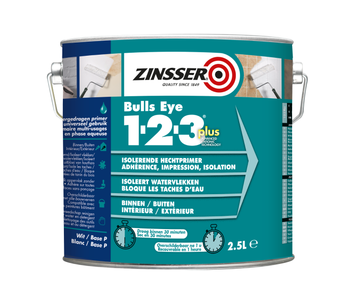 Zinsser Bulls Eye 1-2-3 Plus 2,5 liter