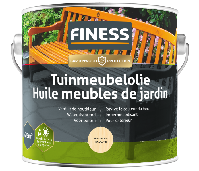 FINESS Tuinmeubelolie 2,5 liter