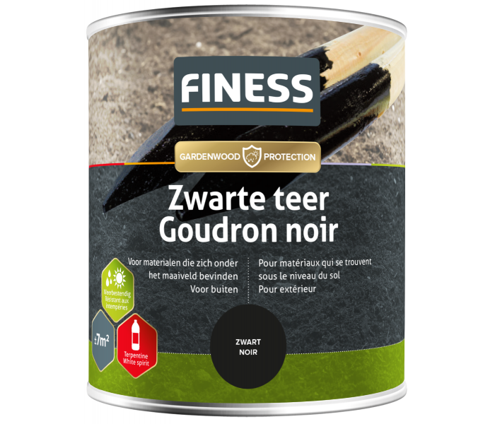 FINESS Zwarte Teer 750ml