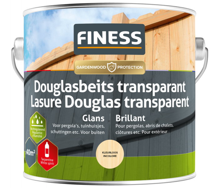 FINESS Douglasbeits Transparant - 2,5 liter