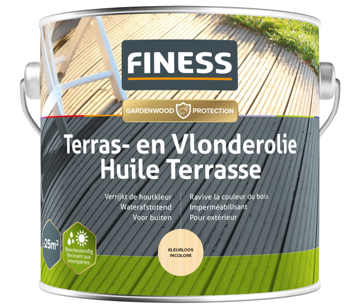 FINESS Terras- en Vlonderolie 2,5 liter