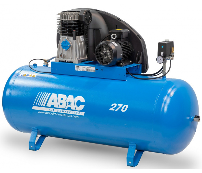 ABAC PRO A39B 270 FT4 Zuigercompressor 400 Volt - 270 liter - 10 bar