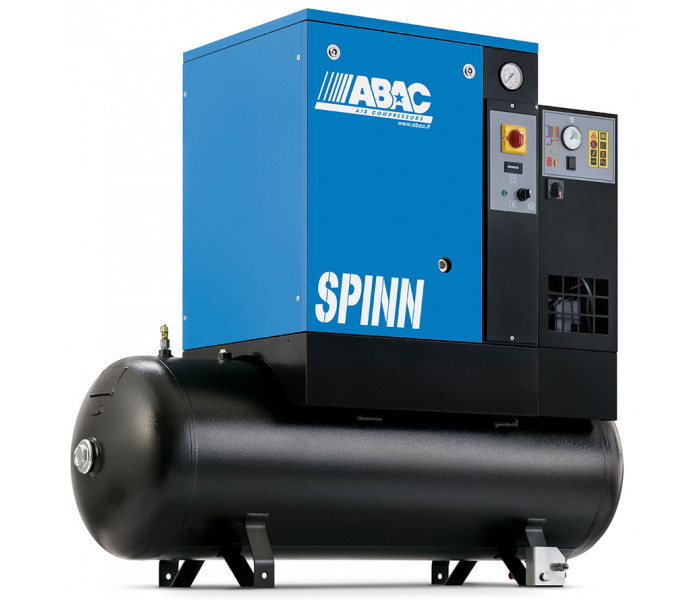 ABAC SPINN4E 10 Schroefcompressor 400 Volt - 270 liter - 10 bar