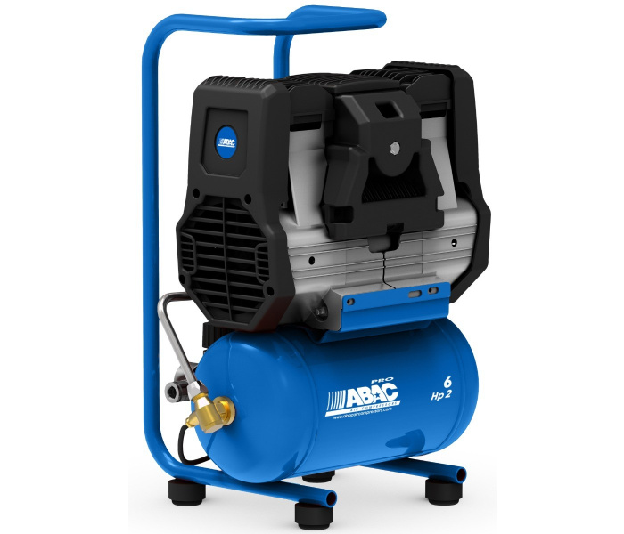 ABAC START SILENT OS20P Stille Compressor 6 liter - 8 bar