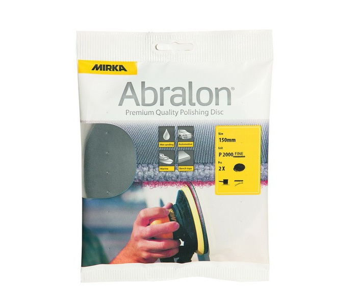 MIRKA ABRALON Sanding Discs - 150mm, 2 pieces, Small Package