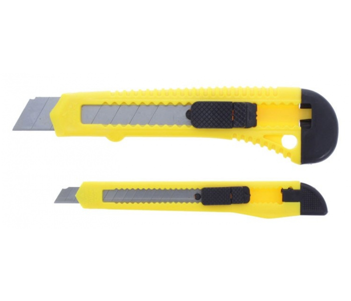 Lockable Snap Off Cutting Knife-Set 2-Pcs - 9/18mm