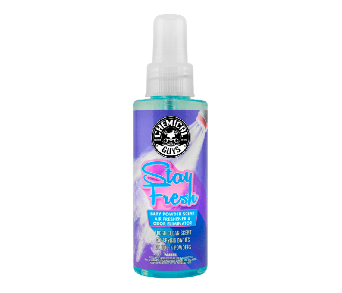 Chemical Guys Stay Fresh Baby Powder Scented Air Freshener 118ml