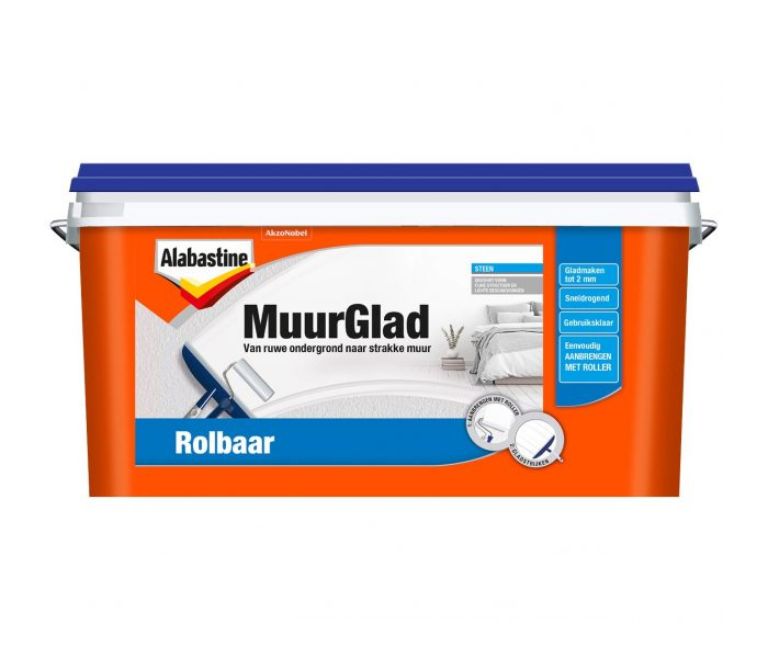 Alabastine Muurglad Rolbaar 5 liter