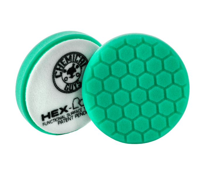 Chemical Guys Green Hex Logic Heavy Polishing Pad 4 inch - 100mm