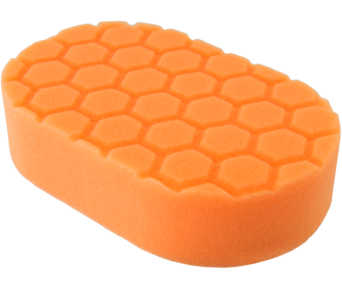 Chemical Guys Hex Logic Orange Light Cutting Hand Pad