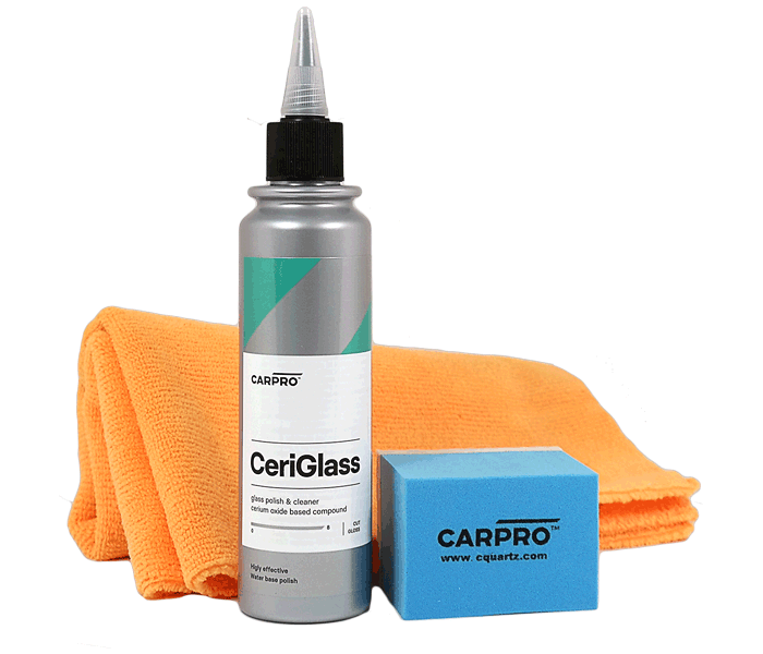 CarPro Ceriglass Polish Kit 150ml - Glas Polijstmiddelset