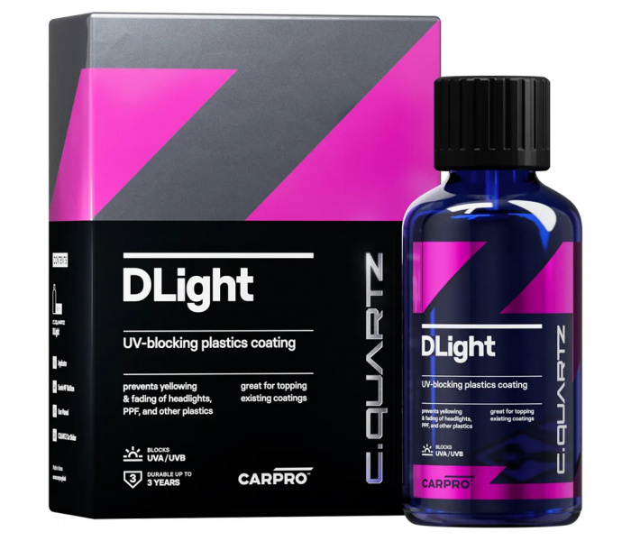 CarPro CQuartz DLight Anti-UV Keramische Kunststof Coating 10ml