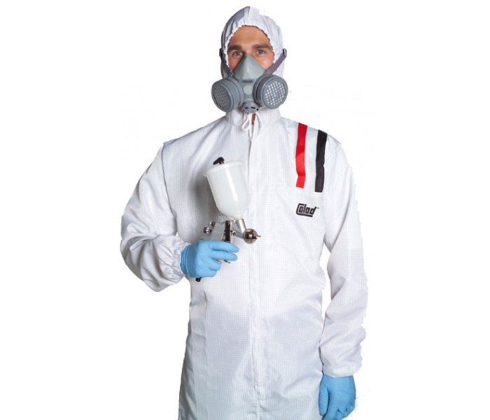 COLAD Antistatic Carbon Spray Overall with Hood and Zipper