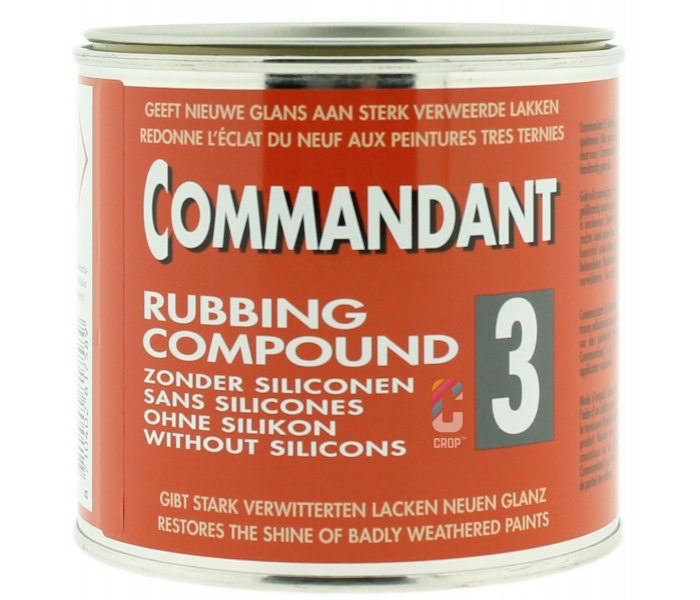 Commandant 3 Polijstmiddel Grof - Blik 500 gram