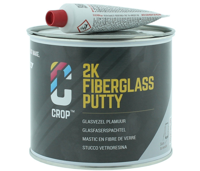 CROP 2K Glasvezel Plamuur 750ml + Verharder