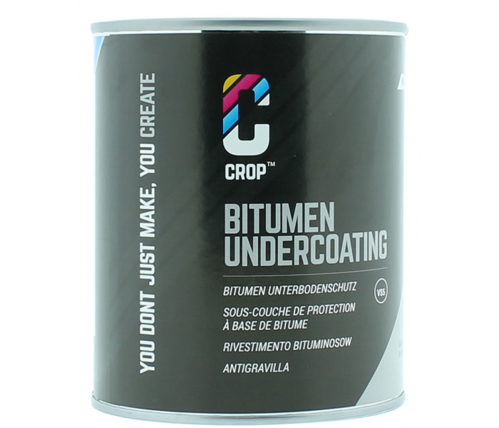 CROP Bitumen Undercoating ZWART - Blik 1 liter