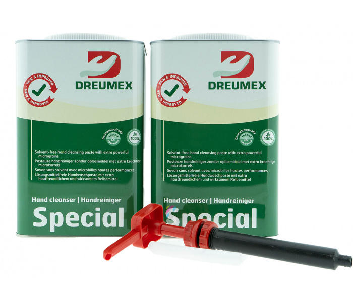 Dreumex Special garagezeep - ACTIESET 2x 4.2kg + handpomp