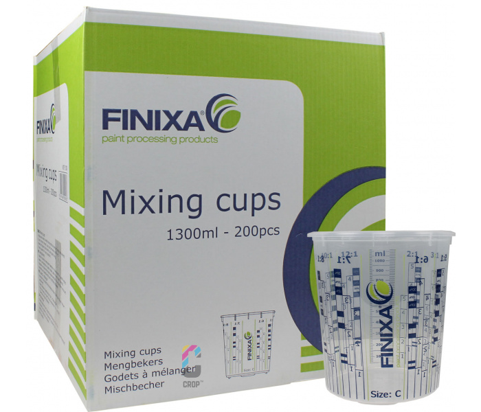 FINIXA Mengbekers 1300ml - 200 stuks