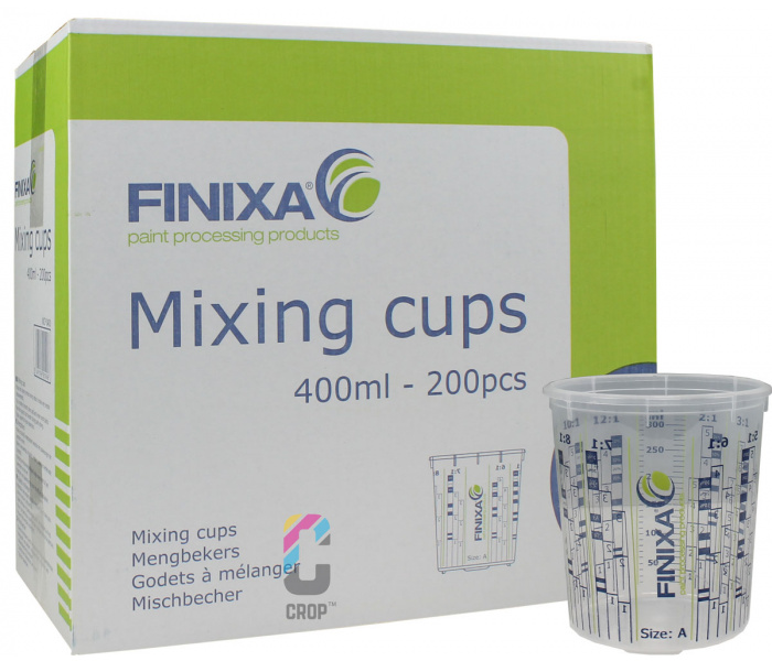 FINIXA Mengbekers 400ml - 200 stuks