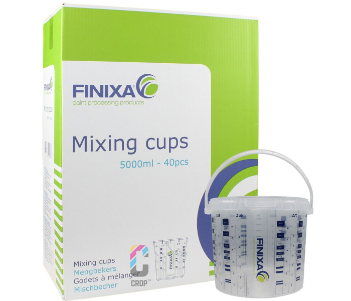 FINIXA Mengbekers 5 liter - 40 stuks