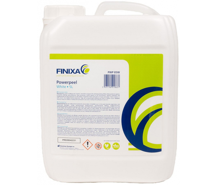 FINIXA POWERPEEL afpelbare coating WIT - 5 liter