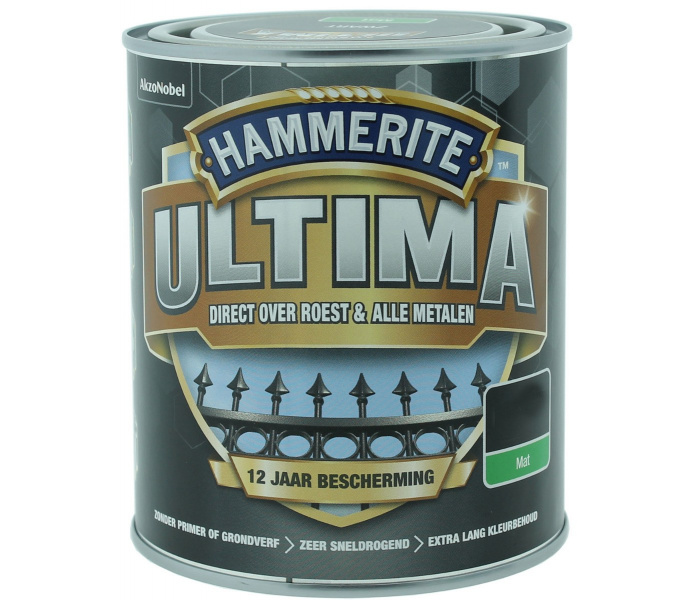 Hammerite Ultima Metaalverf - Mat