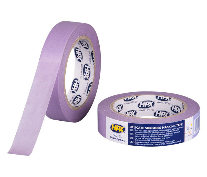 HPX 4800 Paars Afplaktape 25mm x 50 meter - Delicate Surfaces