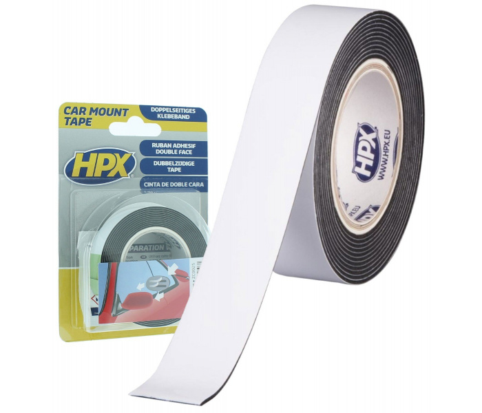 HPX Dubbelzijdig Foamtape ZWART 19mm - 2 meter