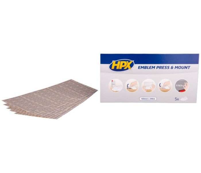 HPX Logotape - 5 lijmstrips transparant