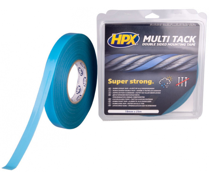 HPX Dubbelzijdig Tape 19mm x 25 meter