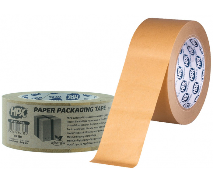 HPX Verpakkingstape PAPIER 48mm - 50 meter