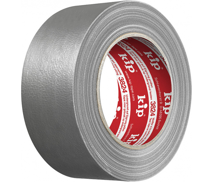 Kip 3824 Duct Tape Zilver 50mm - 50 meter