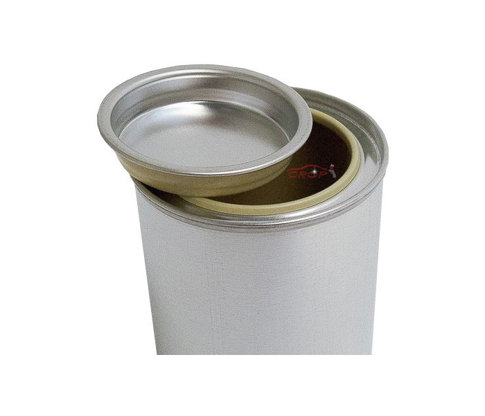 Empty Coated Paint-Can with Lid for Water-Based Laquers - 125ml