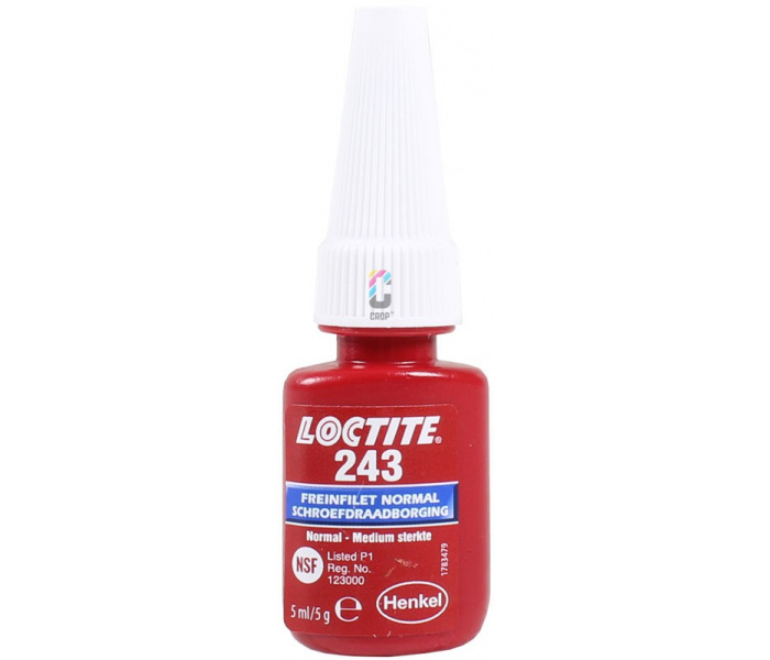 LOCTITE 243 Schroefdraadborgmiddel Blauw 5ml - Medium sterkte