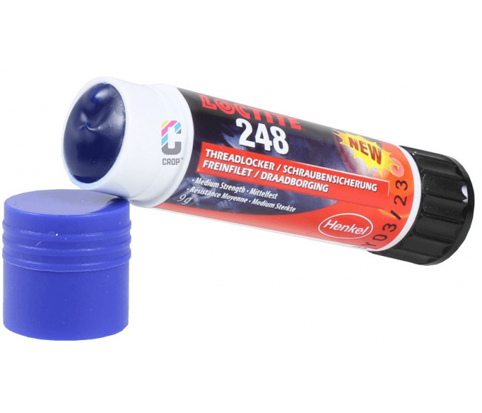 LOCTITE 248 Schroefdraadborging Stick Blauw 9 gram - Medium sterkte