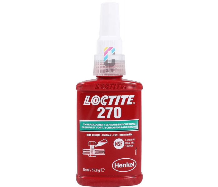 LOCTITE 270 Schroefdraadborgmiddel Rood 50ml - Hoge sterkte