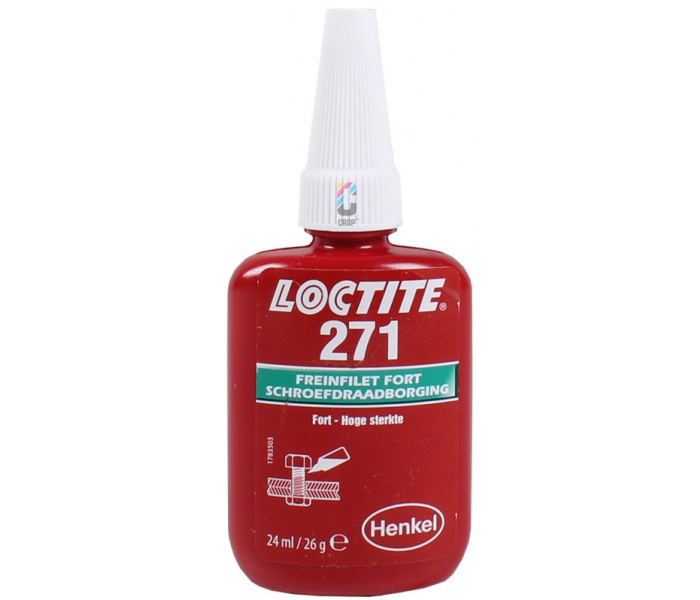 LOCTITE 271 Schroefdraadborgmiddel Rood 24ml - Hoge sterkte