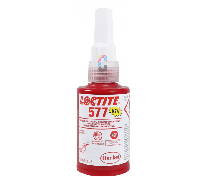 LOCTITE 577 Schroefdraadafdichtingsmiddel Geel 50ml - Medium sterkte