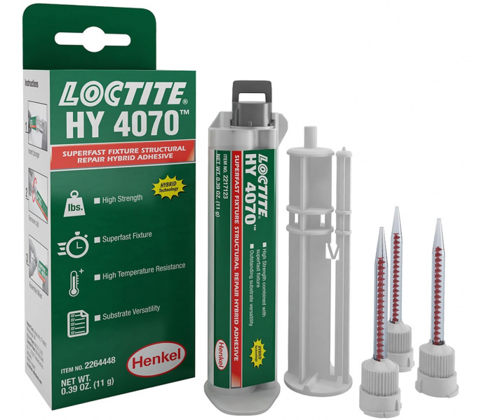 LOCTITE HY 4070 2-componenten lijm - Transparant