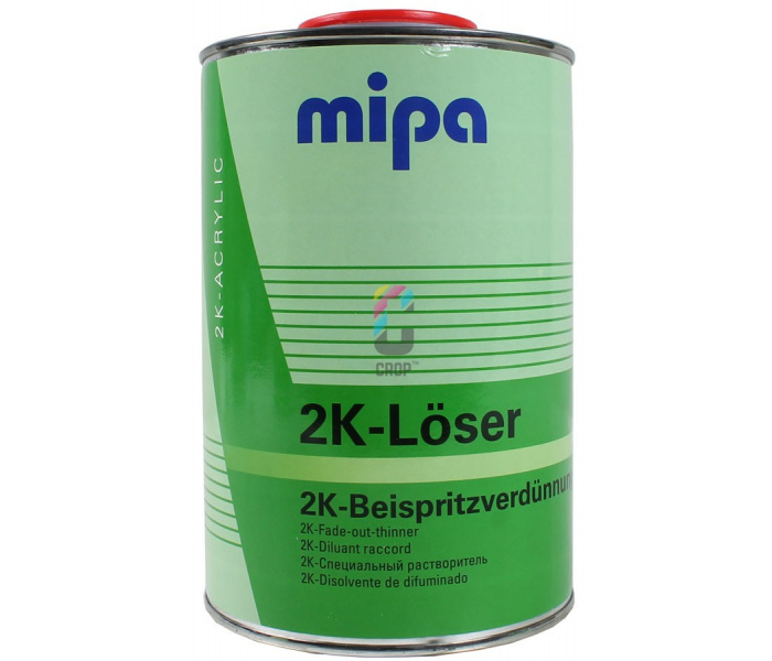 MIPA 2K Löser Uitspuitverdunning - Blending Thinner 1 liter