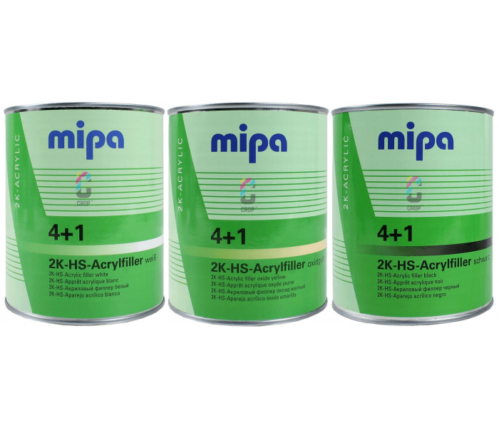 MIPA 4+1 2K-HS-Acrylfiller - Primer - 1 liter