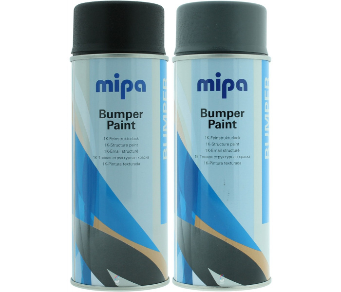 MIPA Bumper Verf in Spuitbus 400ml - Sneldrogende Bumperlak