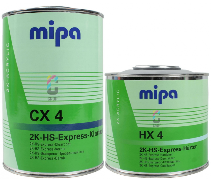 MIPA CX4 2K Luchtdrogende Blanke lak Hoogglans + Verharder - 1,5 liter Set