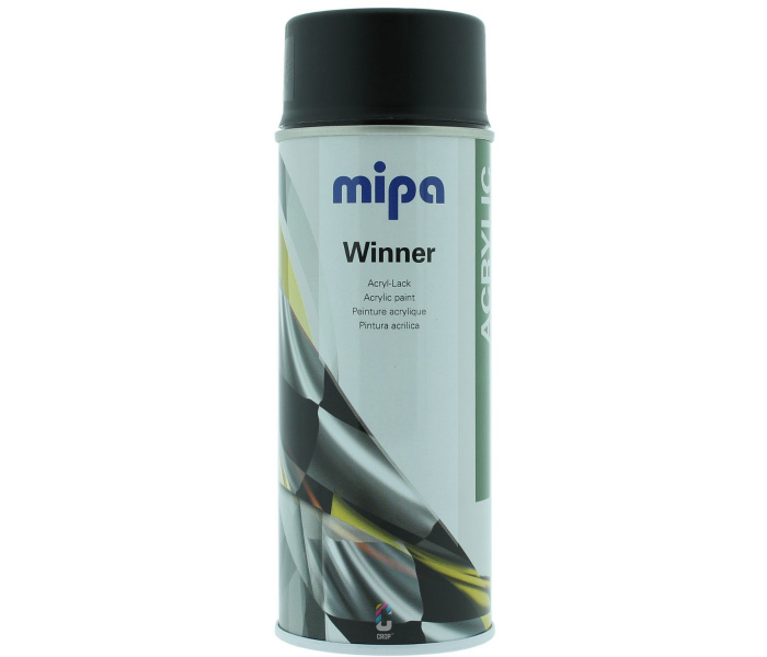 MIPA Winner MAT ZWART spuitbus 400ml