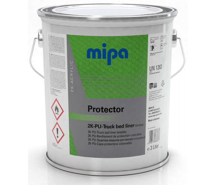 MIPA Protector Bedliner AANKLEURBAAR - 3 liter