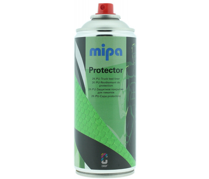 MIPA Protector 2K Bedliner Coating Zwart in Spuitbus