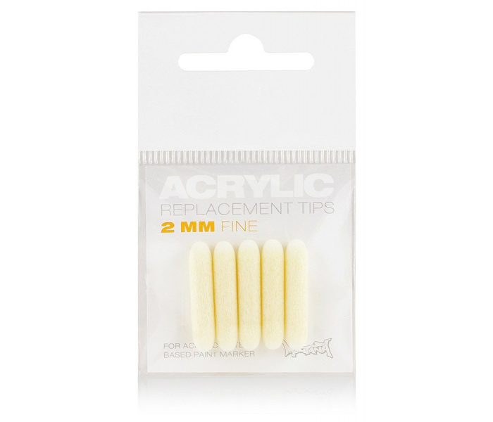 MONTANA Acrylic Fine Replacement-Tips -  2mm, 5 pieces