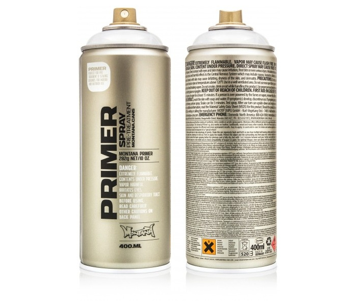 MONTANA T2000 Tech Plastic Primer in 400ml Aerosol 