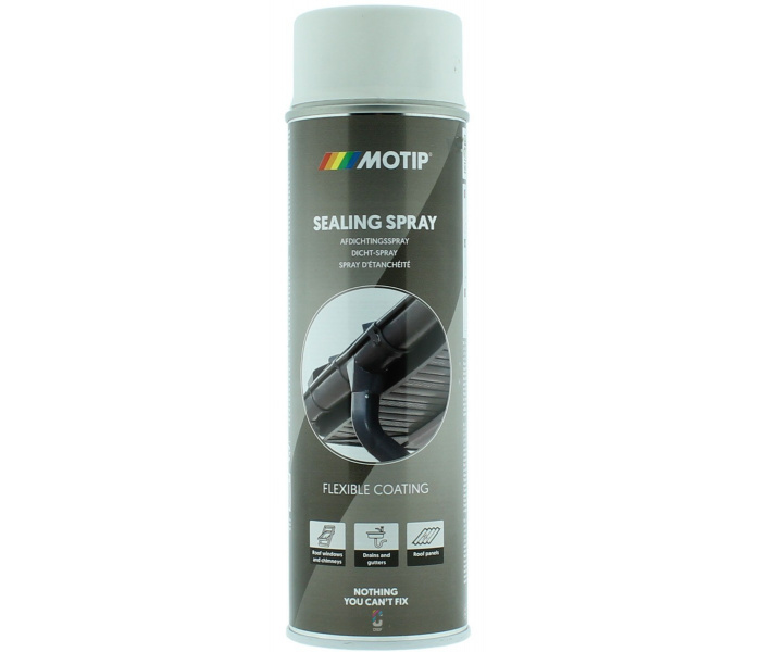 MoTip Afdichtingsspray WIT spuitbus 500ml